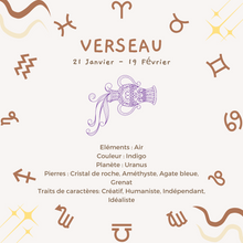 Charger l'image dans la galerie, pierre de naissance Verseau