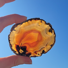 Charger l'image dans la galerie, Petite Tranche d'Agate Cornaline - D