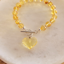 Charger l'image dans la galerie, Bracelet-Ambre-Coeur