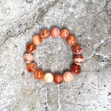 Charger l'image dans la galerie, bracelet cornaline grosses perles