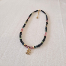 Charger l'image dans la galerie, Collier Ras de Cou Tourmaline Melon d'eau