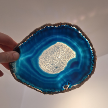 Charger l'image dans la galerie, Grande tranche d'Agate bleue