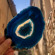 Charger l'image dans la galerie, tranche agate bleue