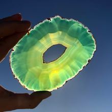 Charger l'image dans la galerie, Tranche Agate Verte