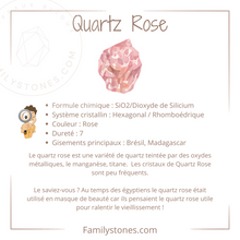 Charger l'image dans la galerie, Pendentif Quartz rose enfant