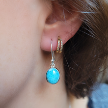 Charger l'image dans la galerie, Boucles d'oreilles en Larimar