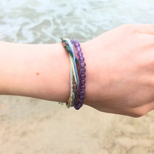 Charger l'image dans la galerie, bracelet sérénité en améthyste pour enfant