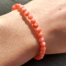 Charger l'image dans la galerie, Bracelet Corail perles 4 mm