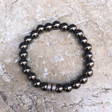 Charger l'image dans la galerie, bracelet hematite grand poignet