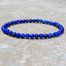 Charger l&#39;image dans la galerie, bracelet fin en lapis lazuli
