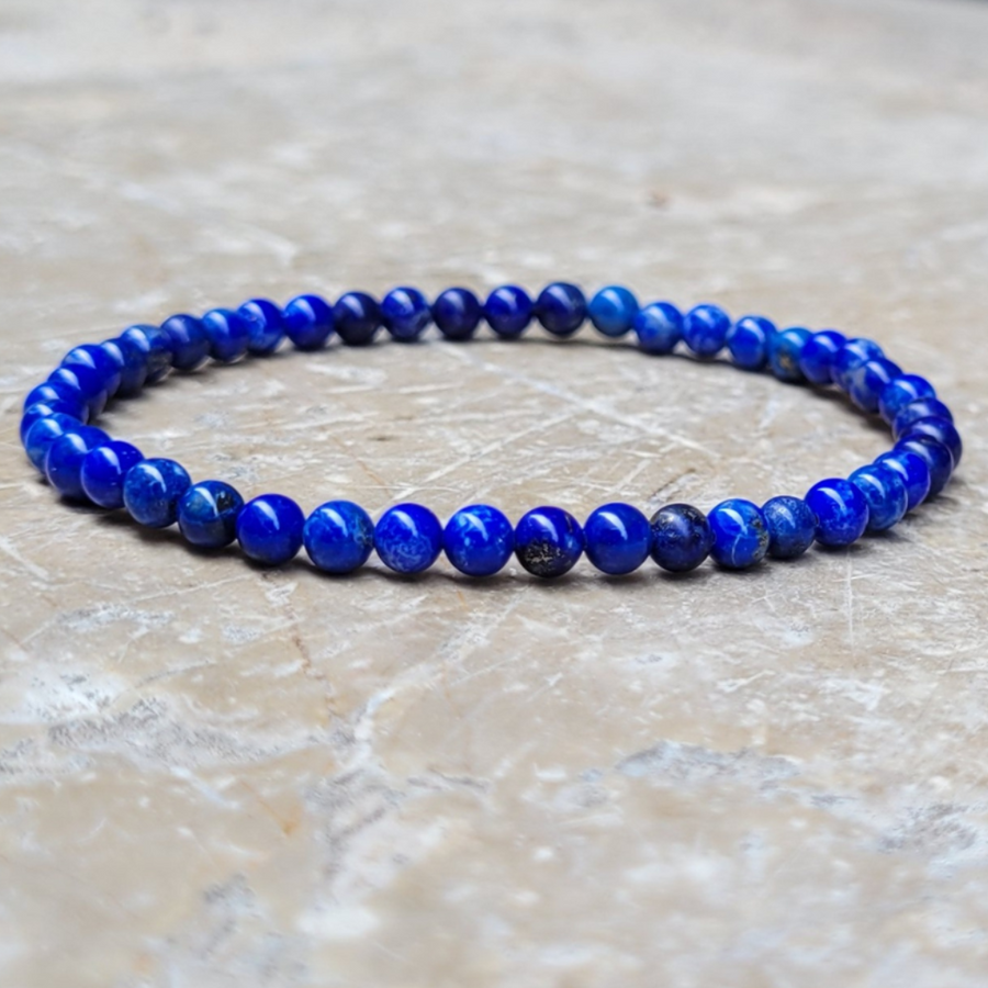 bracelet fin en lapis lazuli