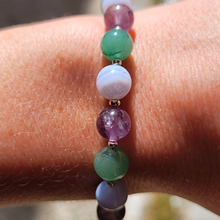 Charger l'image dans la galerie, bracelet trio pierres naturelles