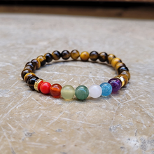 Charger l'image dans la galerie, Bracelet 7 Chakras Pierres naturelles
