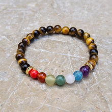 Charger l'image dans la galerie, Bracelet 7 Chakras Pierres naturelles