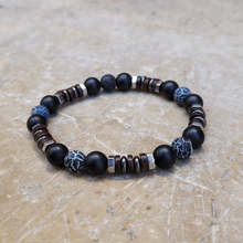 Charger l'image dans la galerie, Bracelet Pierre de lave et Onyx