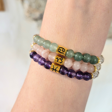 Charger l'image dans la galerie, bracelet signe du zodiaque en pierre