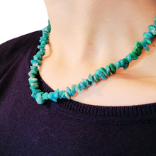 Charger l'image dans la galerie, Collier Ras de Cou en Amazonite style baroque