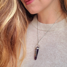 Charger l'image dans la galerie, pendentif pointe amethyste