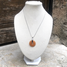 Charger l'image dans la galerie, Pendentif Disque Bi en agate