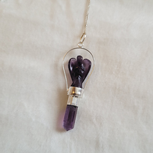 Charger l'image dans la galerie, Pendule Ange Améthyste