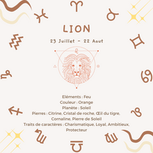Charger l'image dans la galerie, pierre de naissance lion