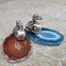 Charger l'image dans la galerie, Duo Dragons bébés sur Agate