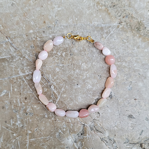 Bracelet Opale Rose Grains