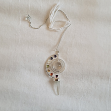 Charger l'image dans la galerie, Pendules 7 Chakras Cristal de Roche