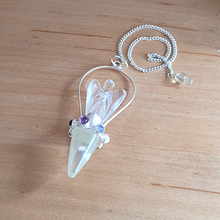 Charger l'image dans la galerie, Pendule Ange Cristal de Roche
