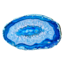 Charger l'image dans la galerie, Tranche Agate Bleue Moyenne Familystones