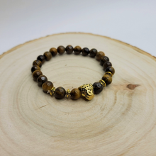 Charger l'image dans la galerie, Bracelet Œil du Tigre Perles 8 mm