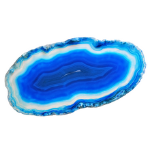 Charger l'image dans la galerie, Tranche Agate Bleue Moyenne Familystones