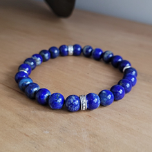 Charger l&#39;image dans la galerie, Bracelet Homme Lapis Lazuli Premium
