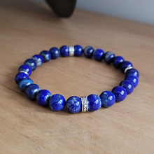 Charger l'image dans la galerie, Bracelet Homme Lapis Lazuli Premium
