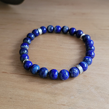 Charger l'image dans la galerie, Bracelet Homme Lapis Lazuli Premium
