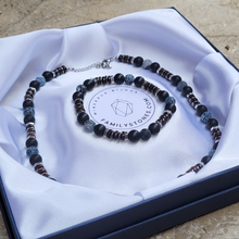 Charger l'image dans la galerie, Coffret Cadeau Homme Pierre de Lave et Onyx