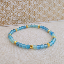 Charger l'image dans la galerie, Bracelet Anna Agate Bleue