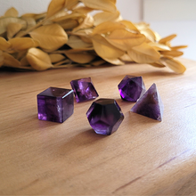 Charger l'image dans la galerie, Solides de Platon en Améthyste