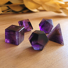 Charger l'image dans la galerie, Solides de Platon en Améthyste