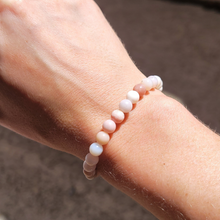 Charger l'image dans la galerie, Bracelet Opale Rose Perles 7mm
