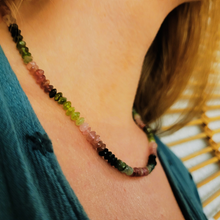 Charger l'image dans la galerie, Collier Ras de Cou Tourmaline Melon d'eau