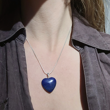 Charger l'image dans la galerie, Pendentif Coeur en Lapis Lazuli Familystones