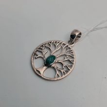 Charger l'image dans la galerie, Pendentif Arbre de Vie Emeraude