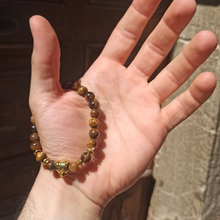 Charger l'image dans la galerie, bracelet oeil de tigre homme