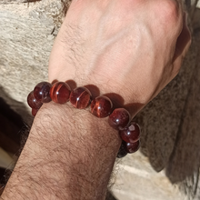 Charger l'image dans la galerie, Bracelet Œil de Taureau Perles 15mm