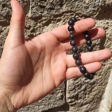Charger l'image dans la galerie, Bracelet Homme Onyx et Pierre de Lave