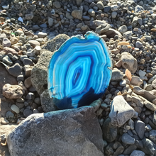 Charger l'image dans la galerie, Tranche Agate Bleue