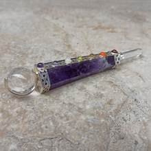 Charger l'image dans la galerie, Baguette Améthyste 7 chakras