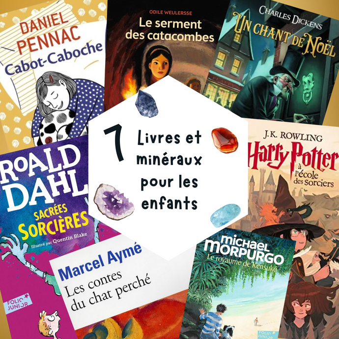 7 Livres et Minéraux pour les enfants