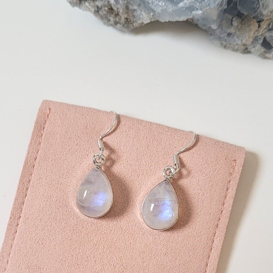 Boucles d'oreilles Pierre de Lune